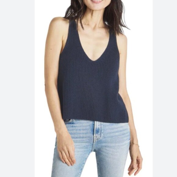 Splendid Diedre Tank Top Sweater (Navy) - Picture 1 of 4